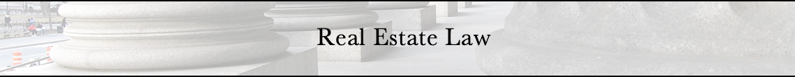 Real Estate Law